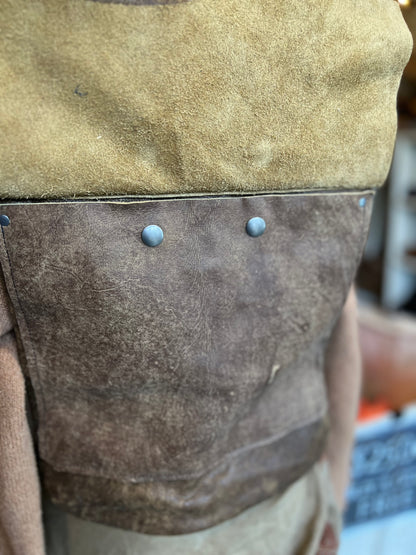 Reishi Mushroom Tattooed Leather Backpack