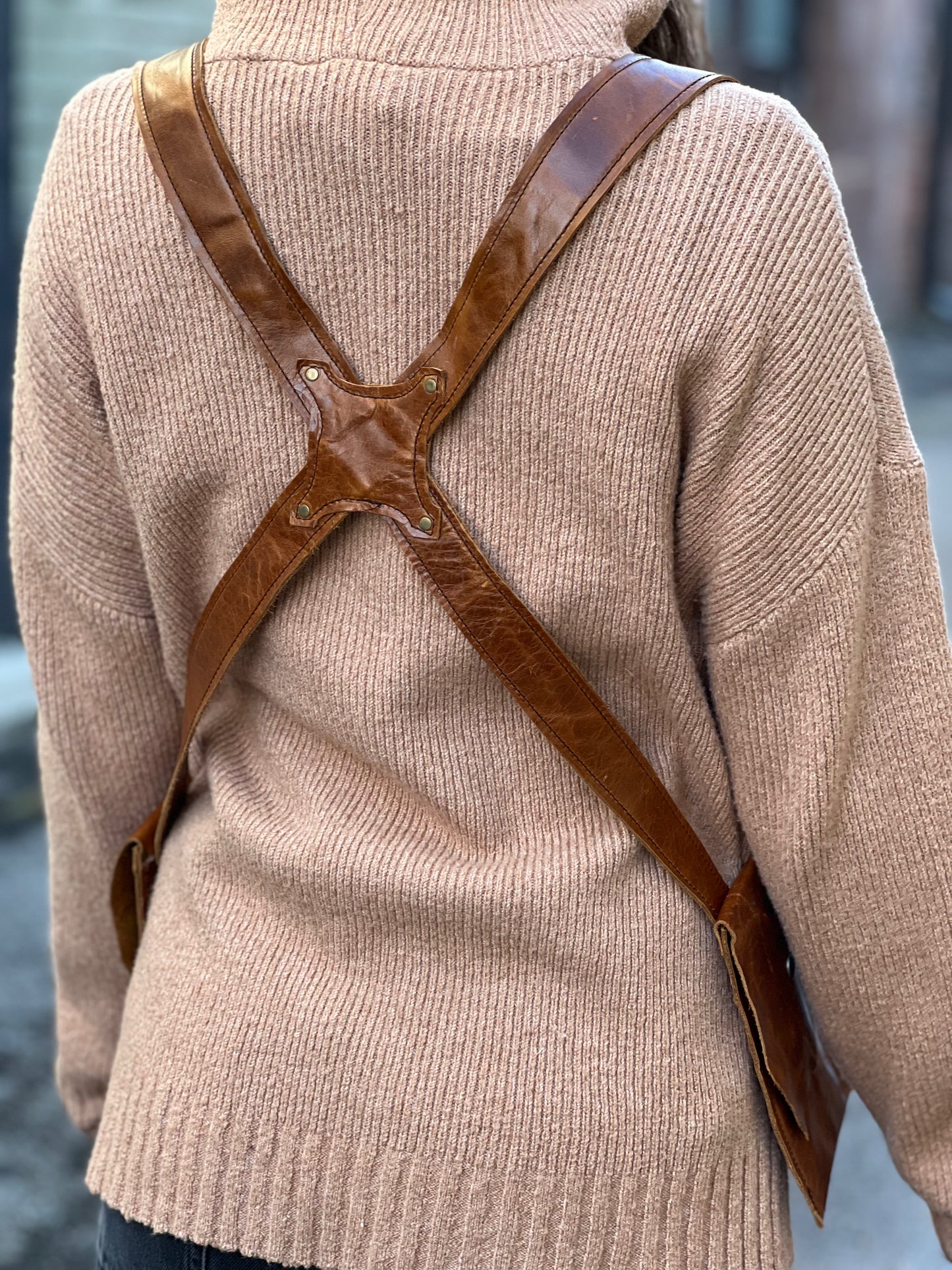 Sienna 2 Pocket Leather Holster