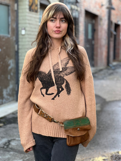 Sienna Leather Sling Pocket Belt