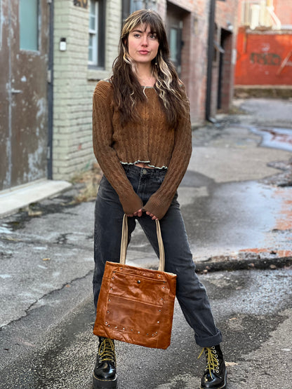 Sienna Leather Tote Bag