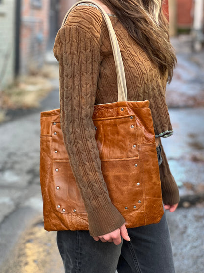 Sienna Leather Tote Bag