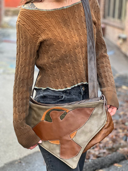 Sienna Bird Leather Multi Pocket Bag