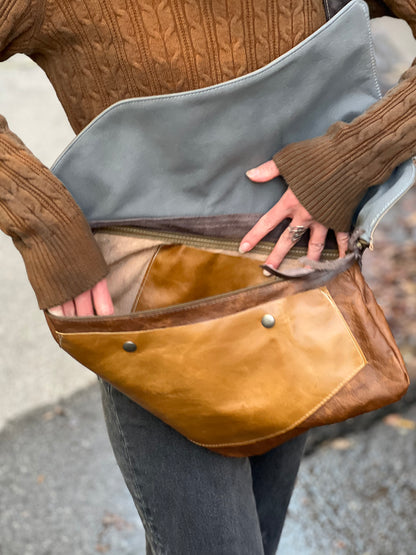 Sienna Bird Leather Multi Pocket Bag