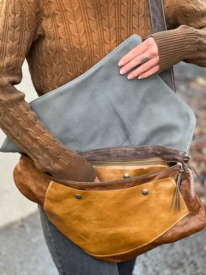 Sienna Bird Leather Multi Pocket Bag