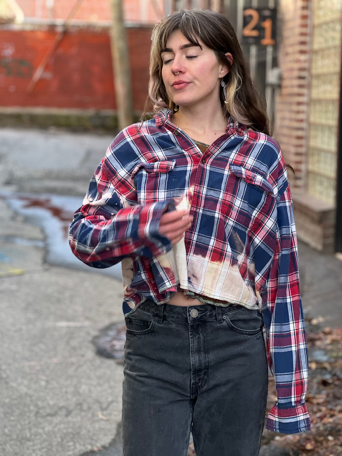 Pegasus Crop Flannel