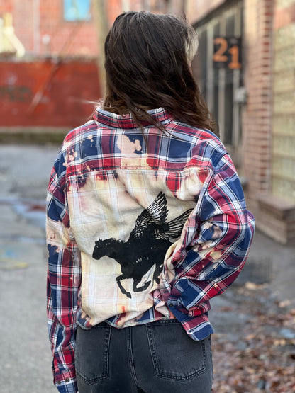 Pegasus Crop Flannel