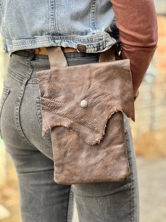 Brown Slide Pouch v.2