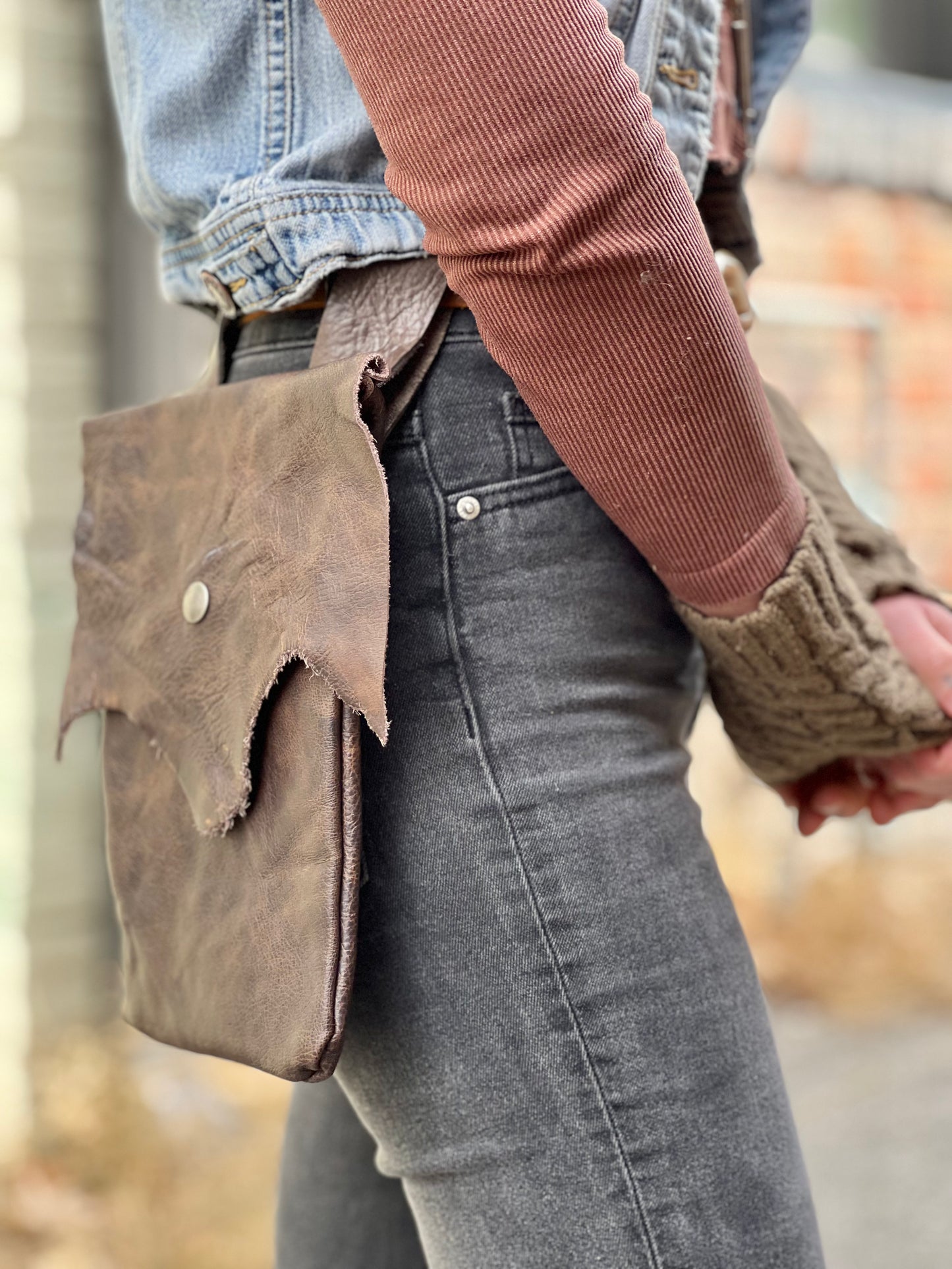 Brown Slide Pouch v.2