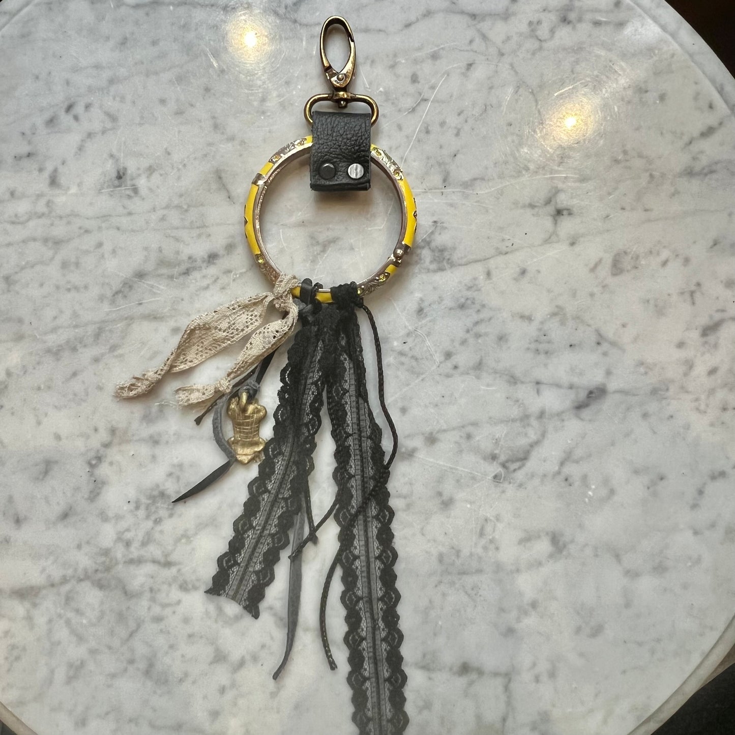 Yellow Bangle Keychain