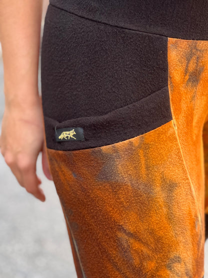 "Mars" Blocked Bamboo Fleece Crossfox Leggings