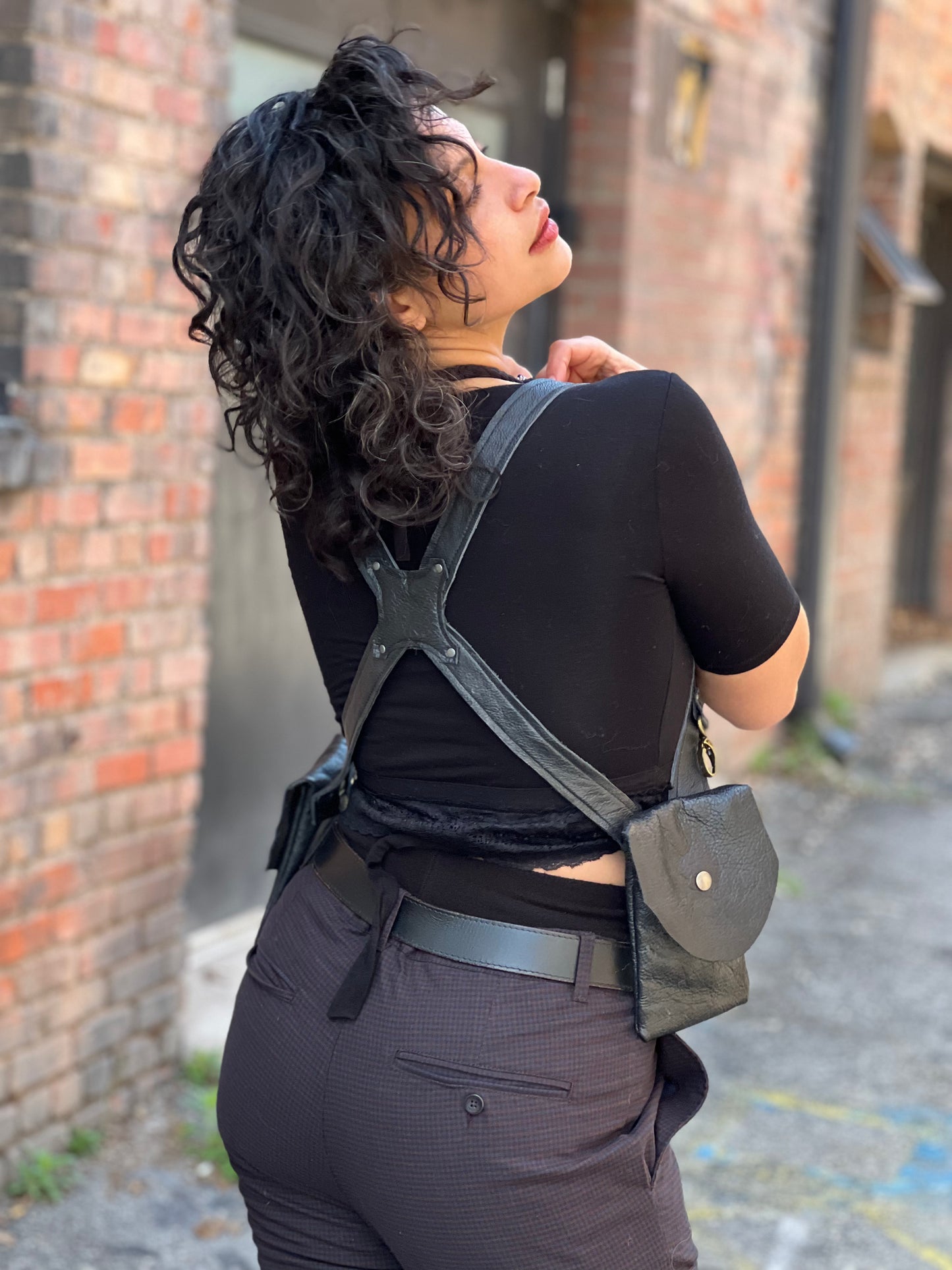 Black 2 Pocket Utility Holster