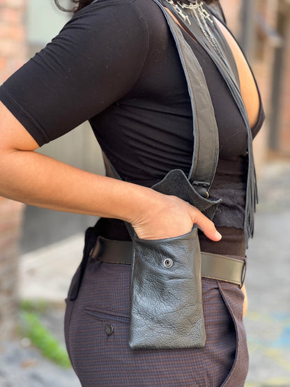 Black 2 Pocket Utility Holster