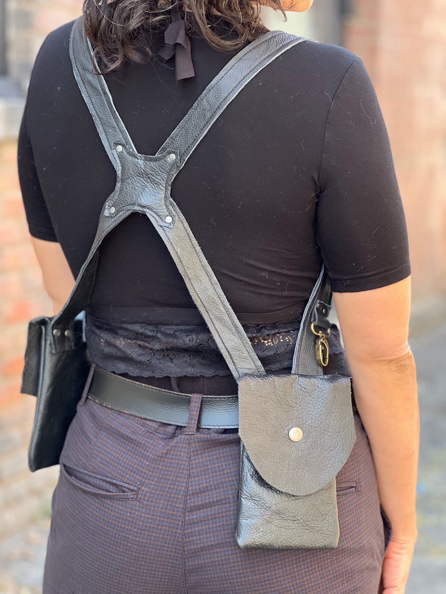 Black 2 Pocket Utility Holster