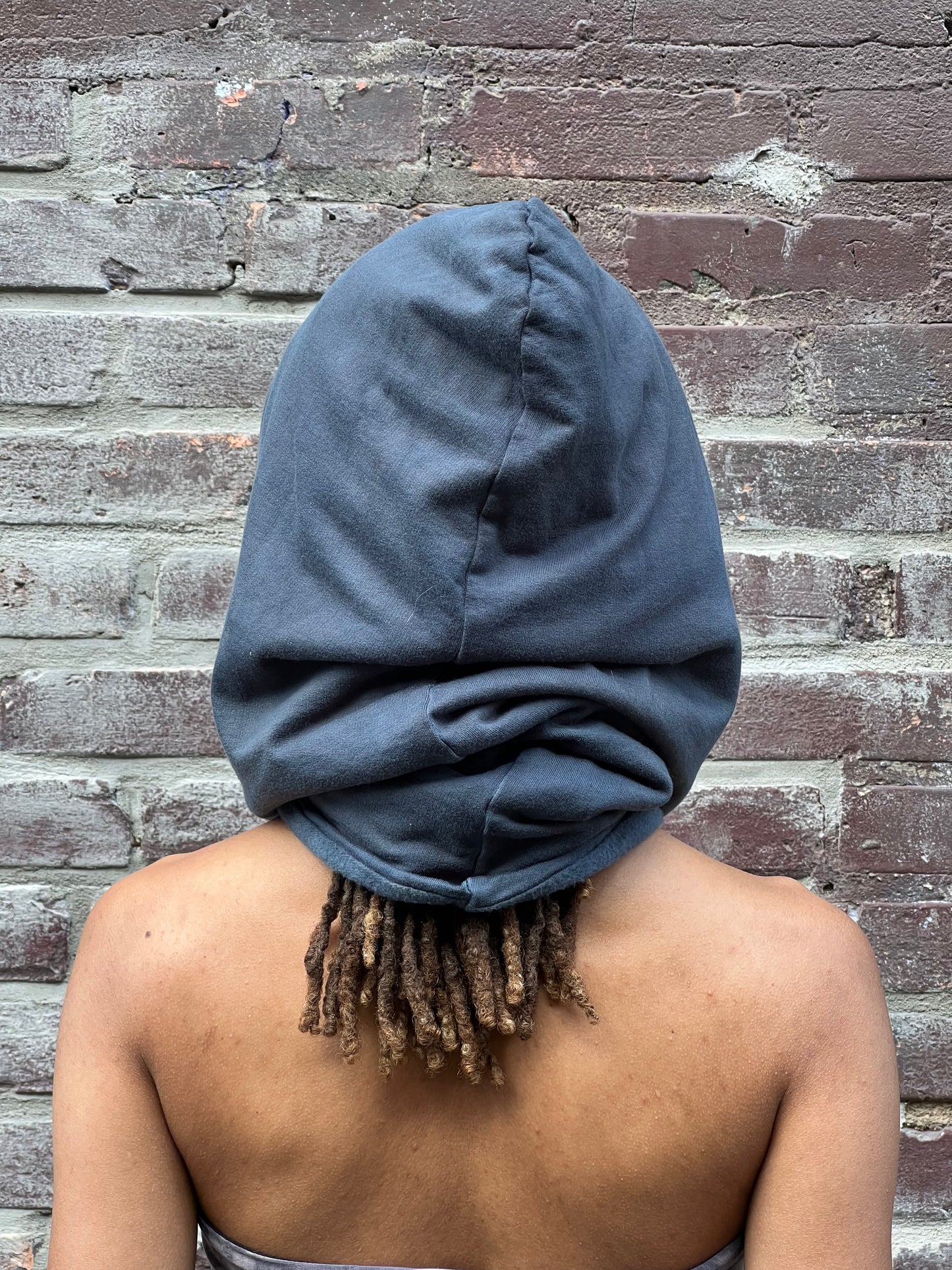 Ocean Blue Bamboo Fleece Veil Hood