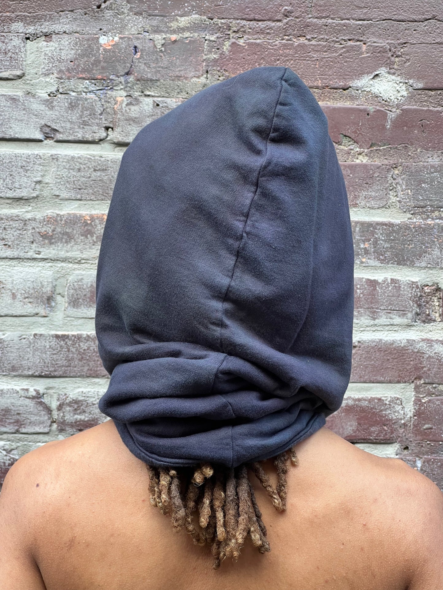 Midnight Bamboo Fleece Veil Hood