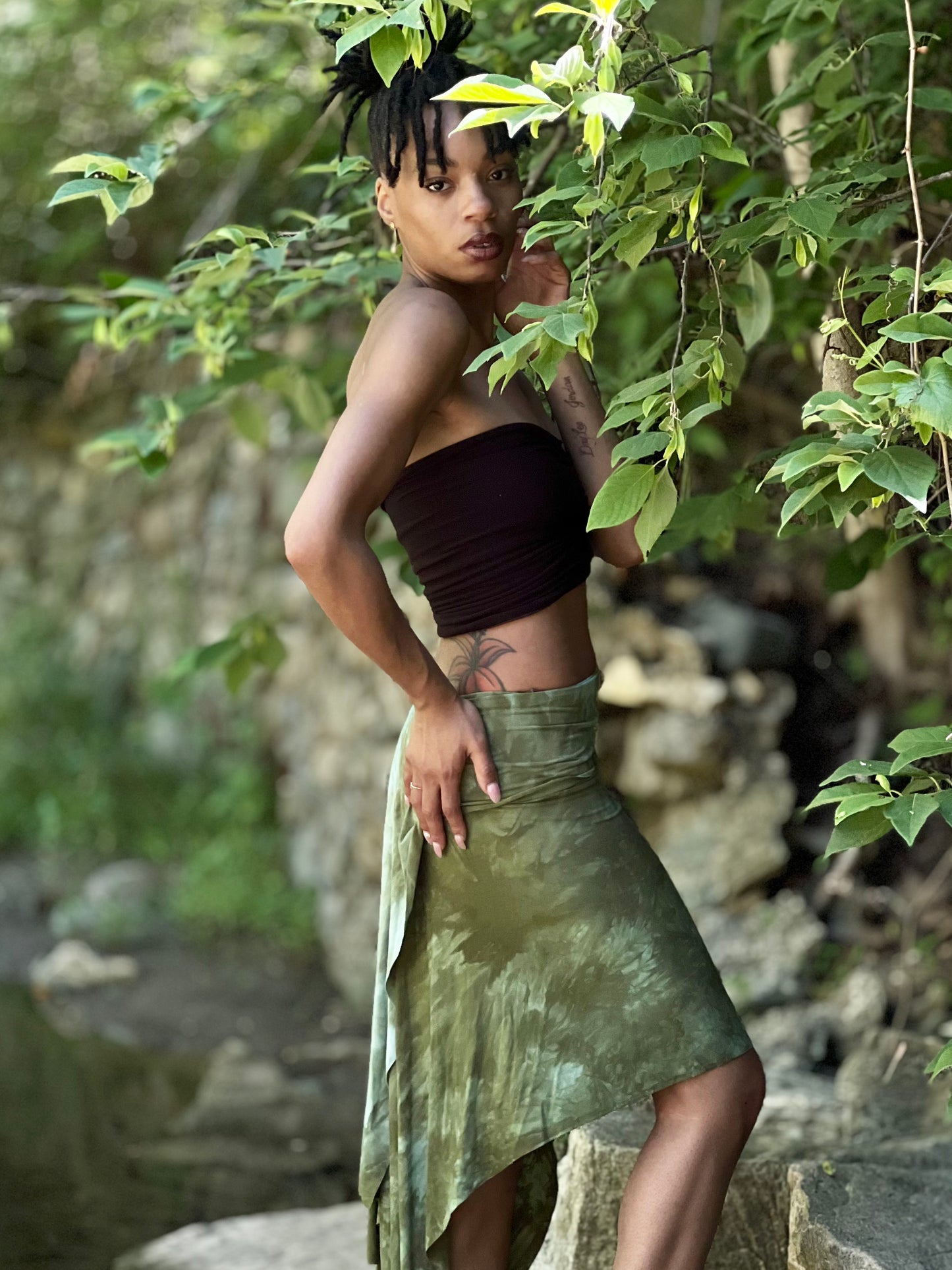 Jungle v.2 Athena Midi Skirt (XS/SM)
