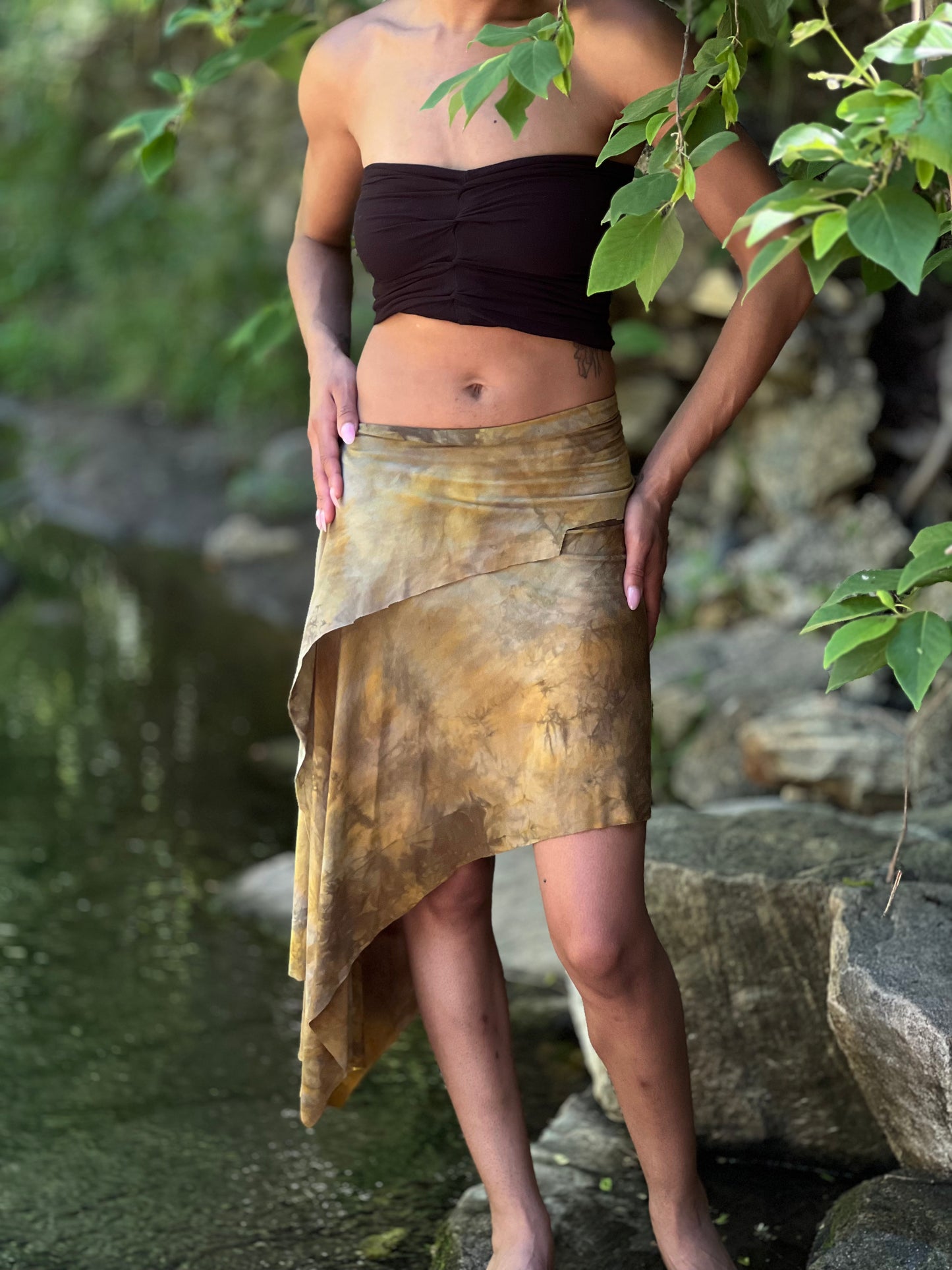 Thunder Camo Athena Midi Skirt (XS/SM)