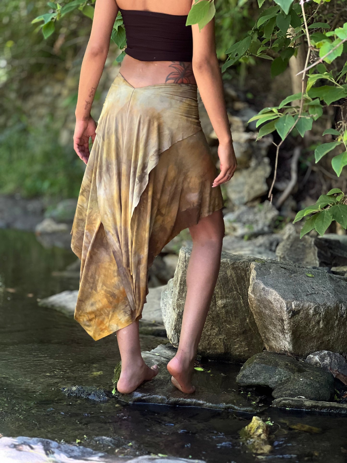 Thunder Camo Athena Midi Skirt (XS/SM)