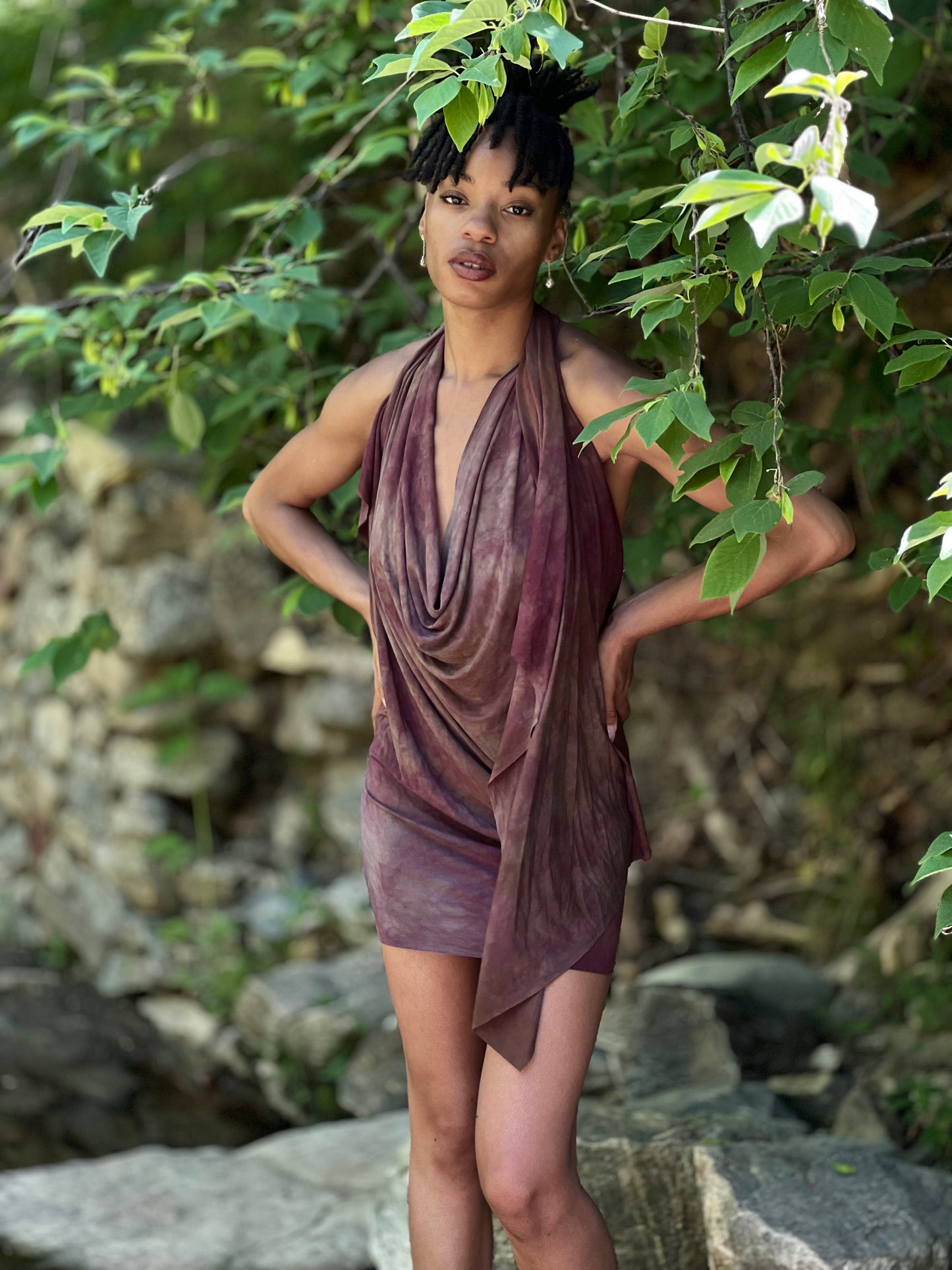Moonberry Athena Maxi Halter (SM/MED)