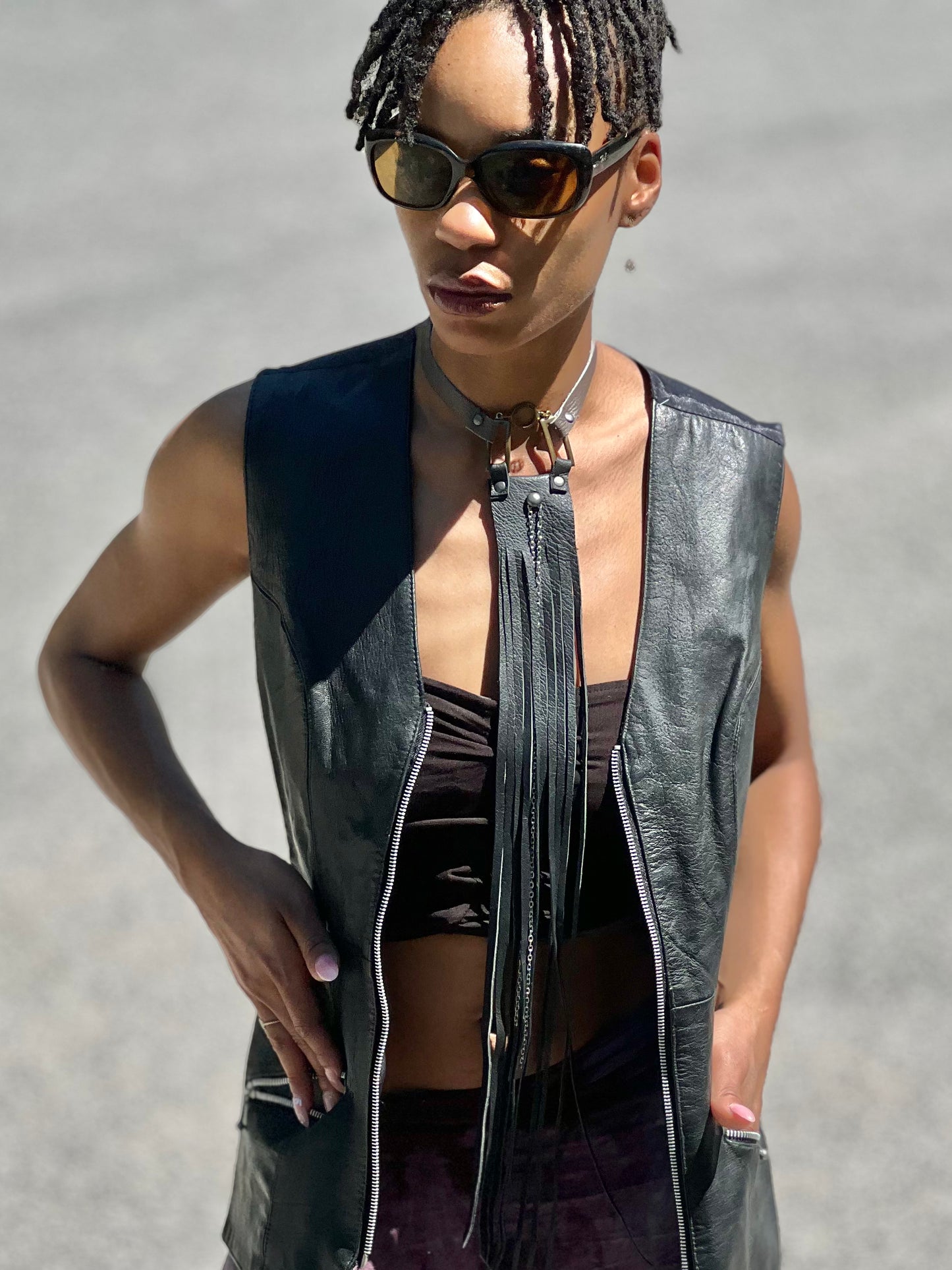 Long Fringe Necklace