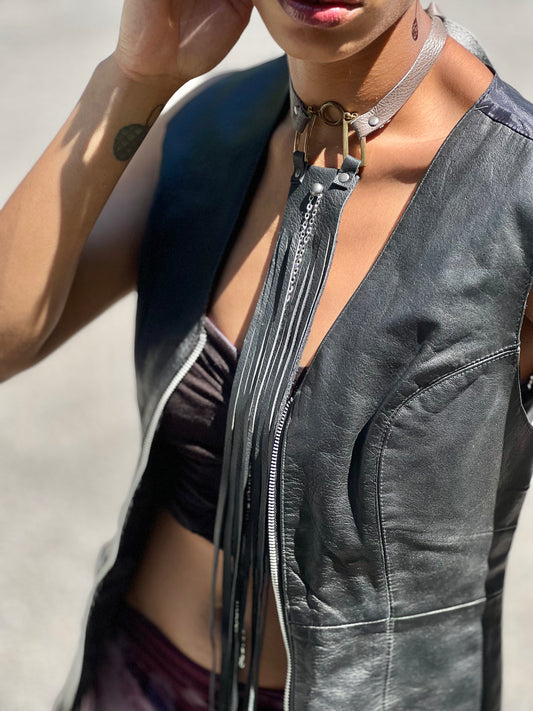 Long Fringe Necklace