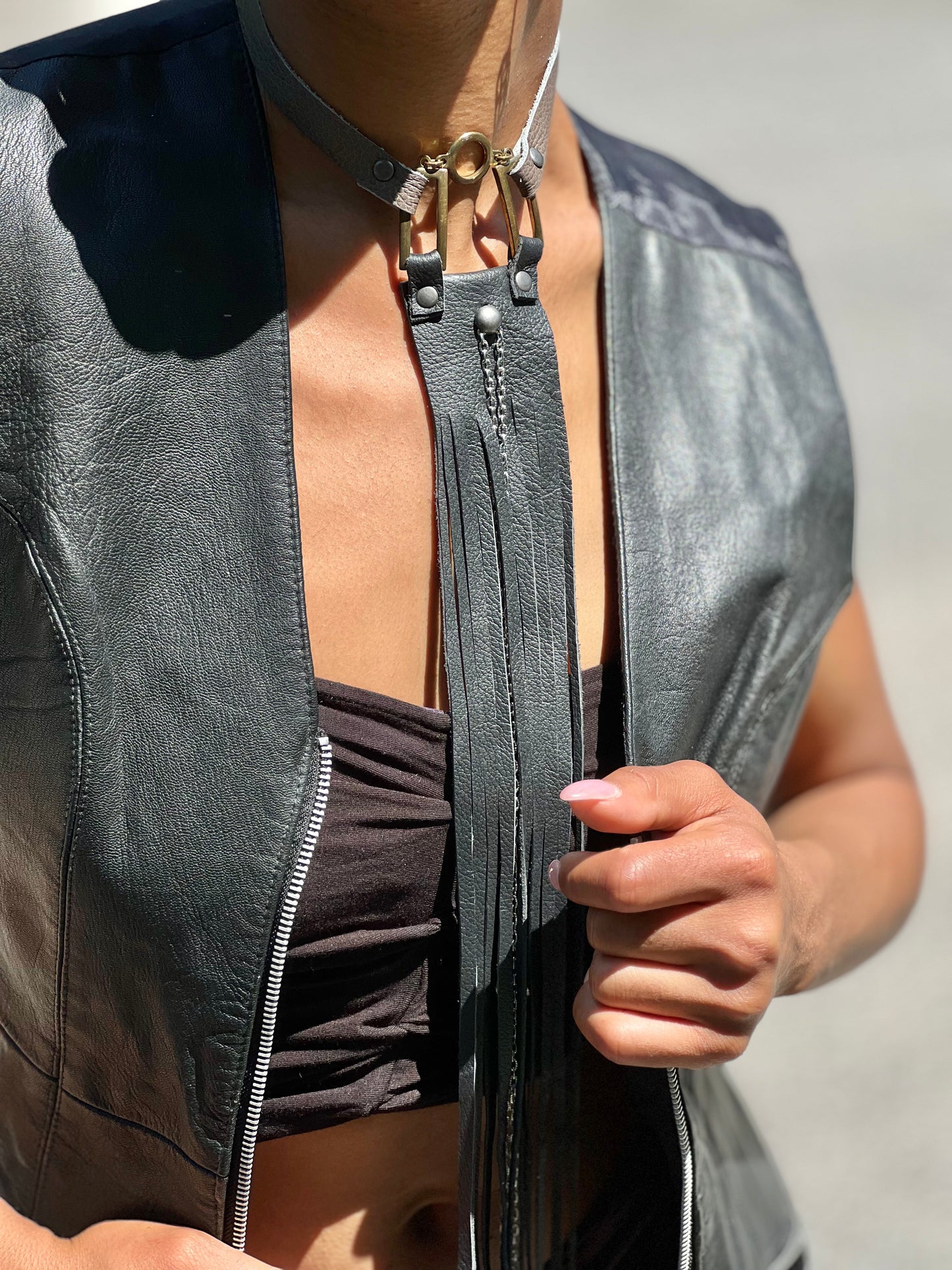 Long Fringe Necklace