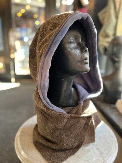 Walnut & Earth Pull Over Hood