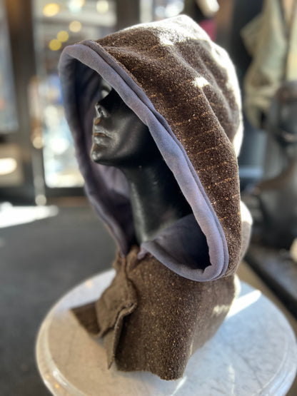 Walnut & Earth Pull Over Hood