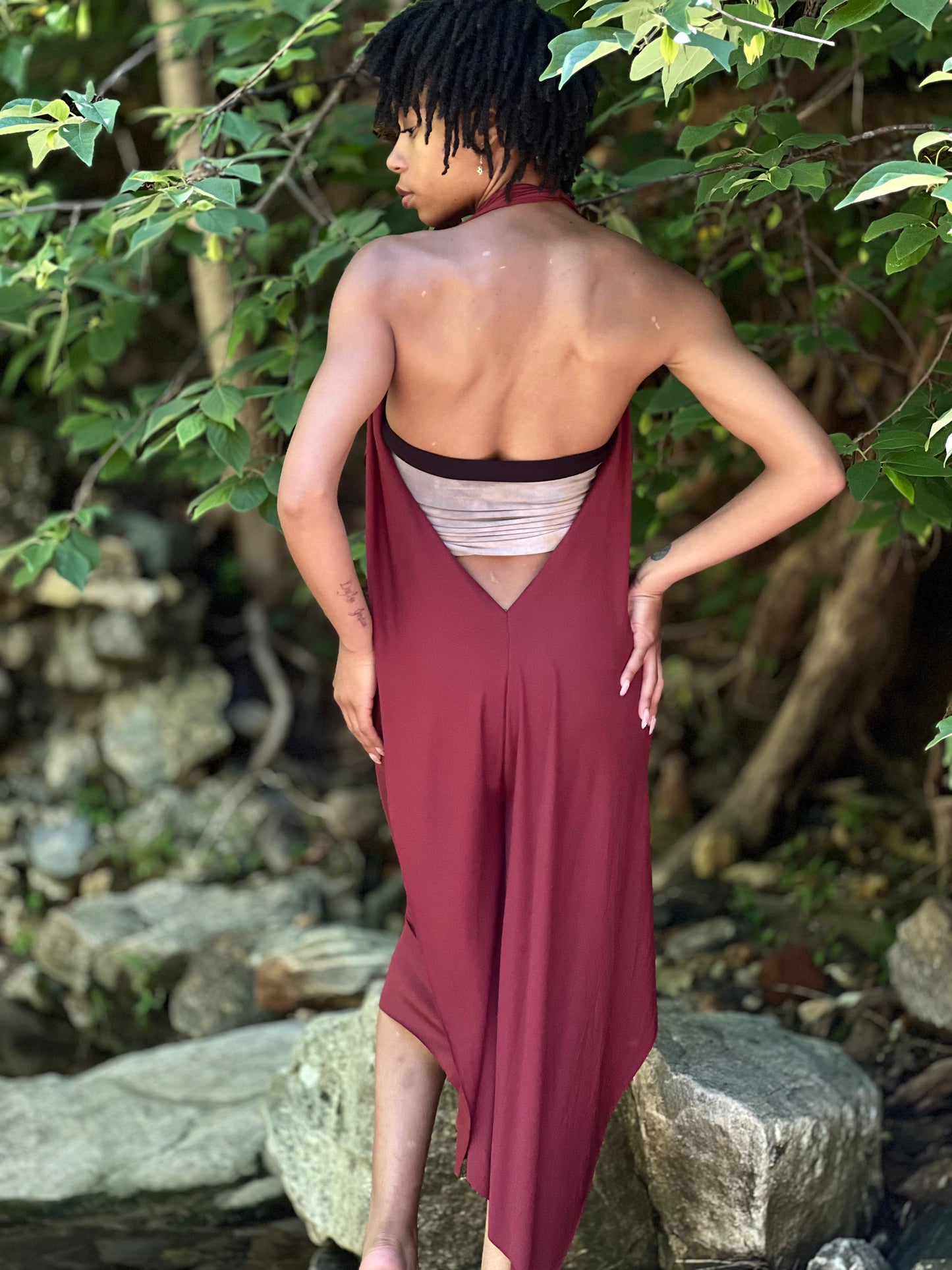 Pinot Noir Dyed Athena Dress (XS - SM)
