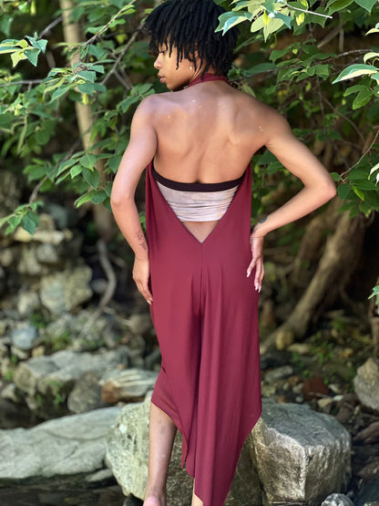 Pinot Noir Dyed Athena Dress (XS - SM)