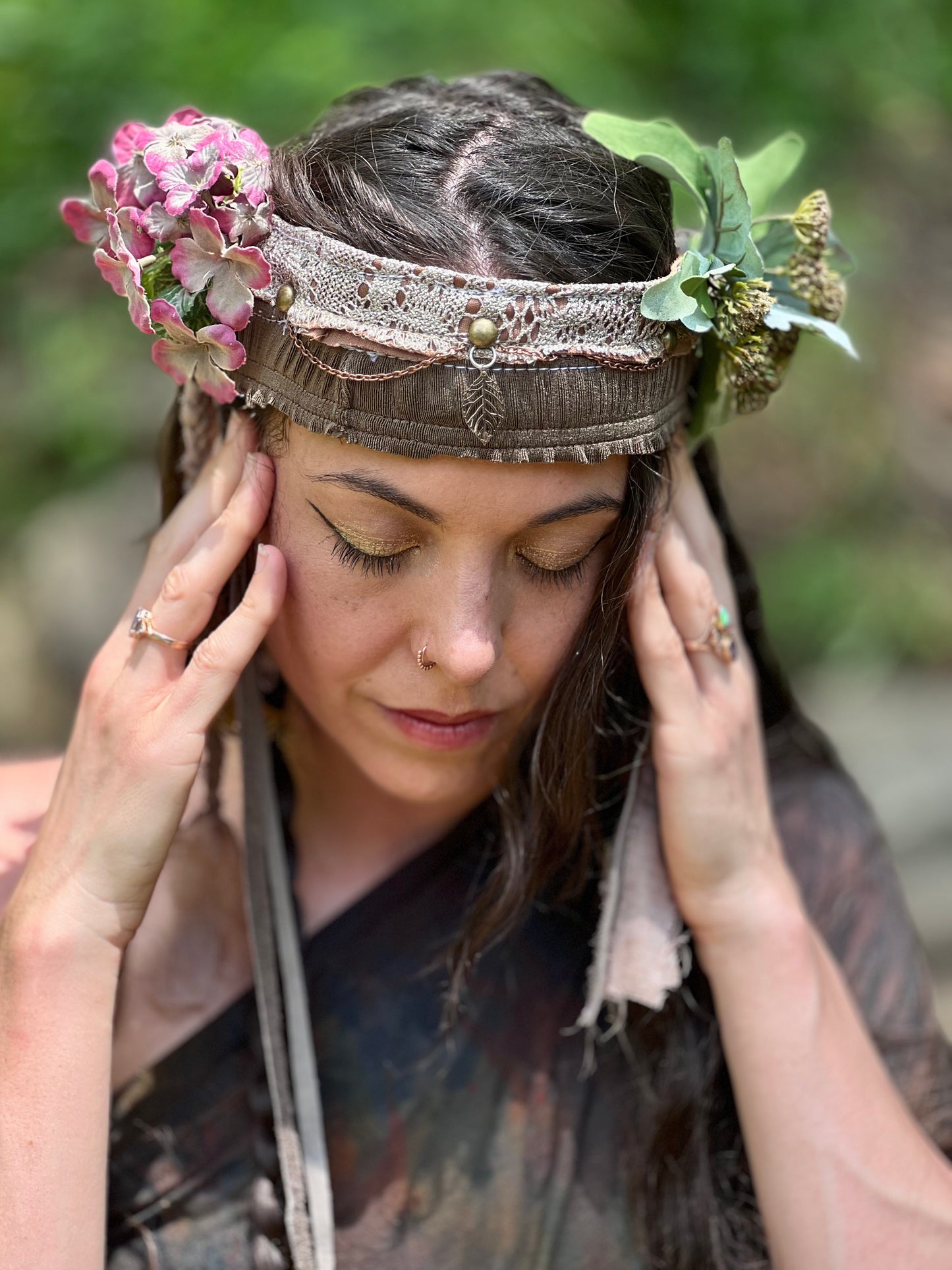 Moonpetal Floral Faerie Headband