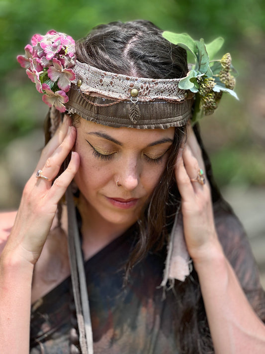 Moonpetal Floral Faerie Headband