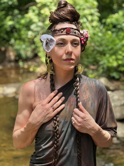 Mossberry Floral Faerie Headband