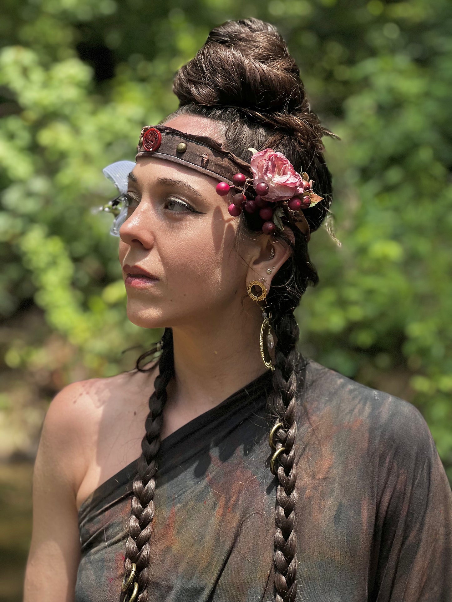 Mossberry Floral Faerie Headband