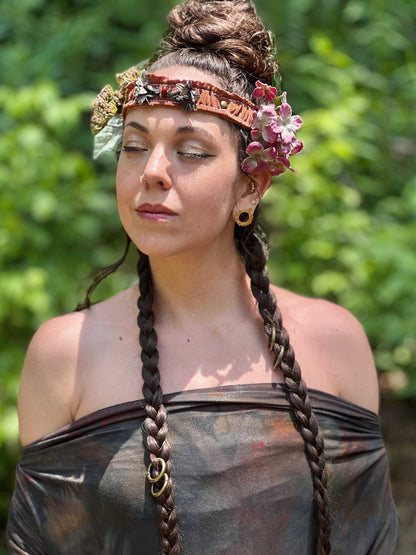 Thistlewyn Floral Faerie Headband