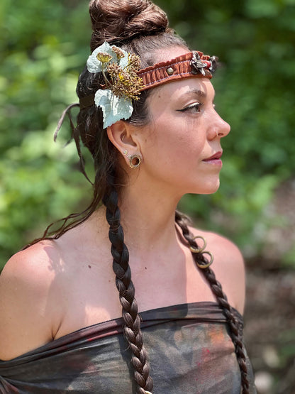 Thistlewyn Floral Faerie Headband