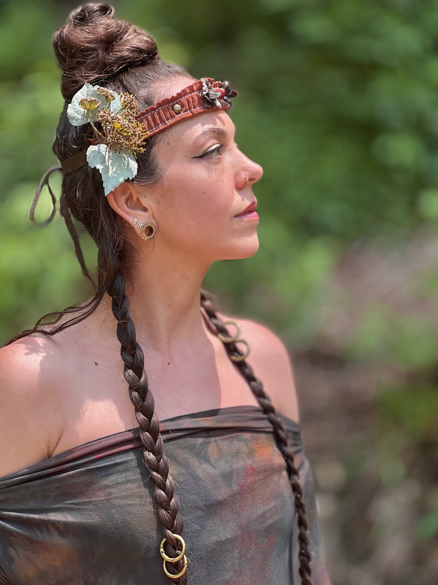 Thistlewyn Floral Faerie Headband