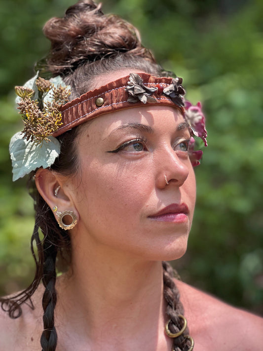 Thistlewyn Floral Faerie Headband