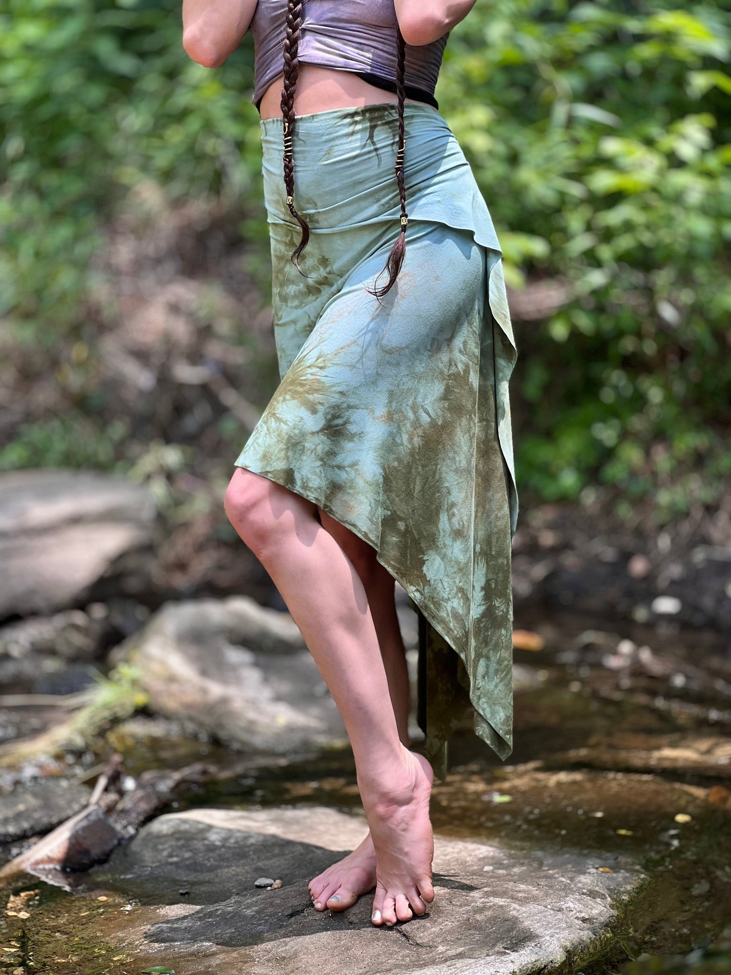 Seaweed Midi Athena Skirt (SM - MED)