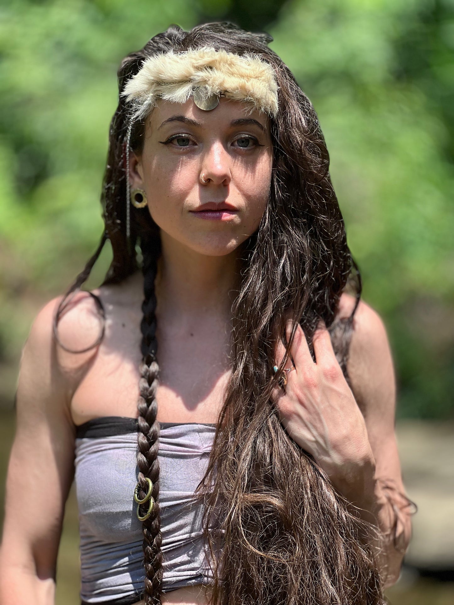Fur-Fae Leather & Fur Headband