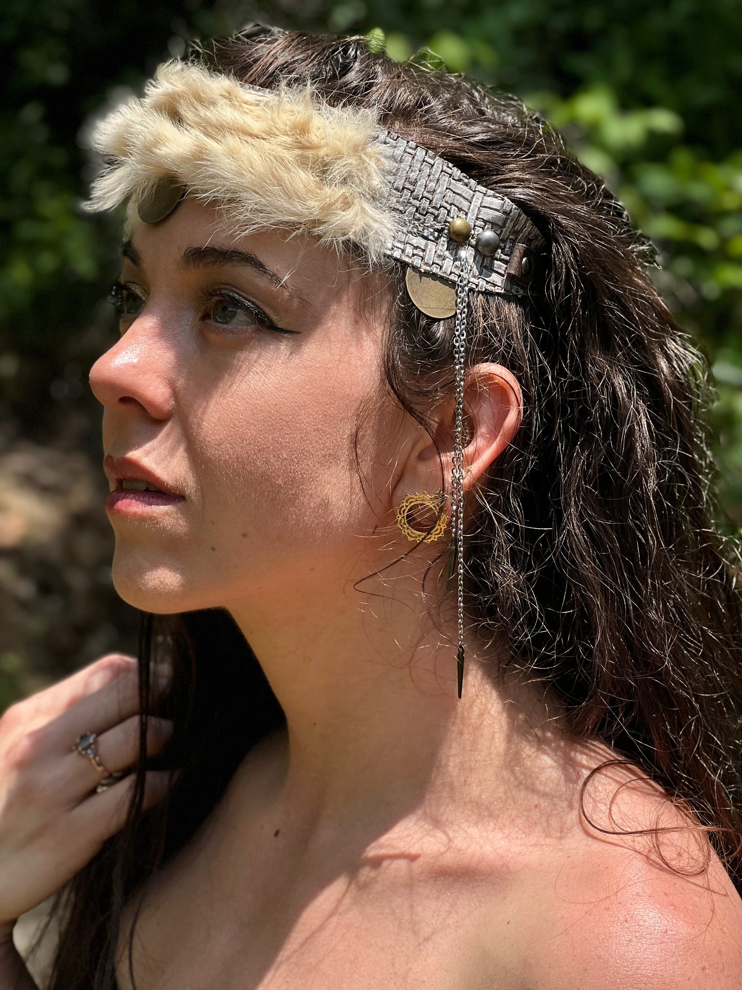 Fur-Fae Leather & Fur Headband