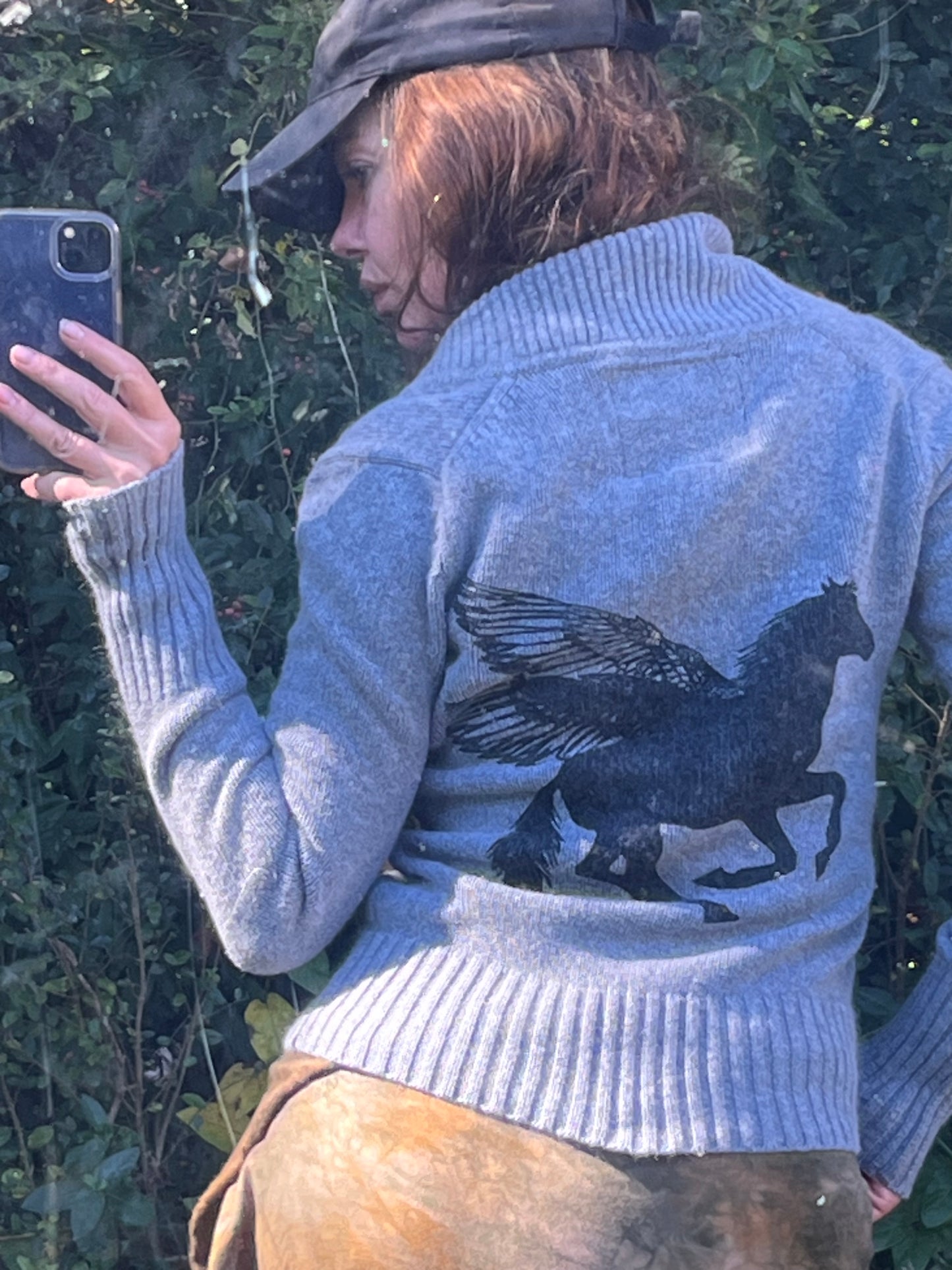 Light Grey Pegasus Sweater
