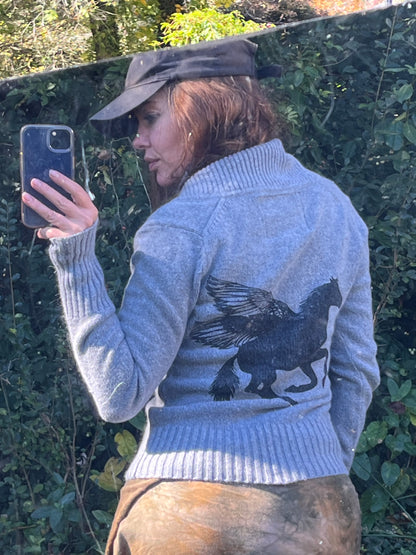 Light Grey Pegasus Sweater