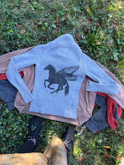 Light Grey Pegasus Sweater