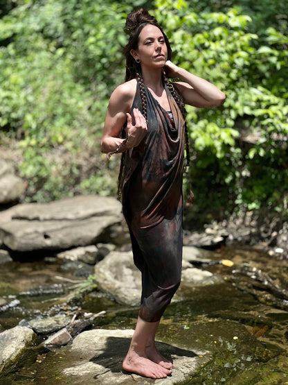 Sunset Opal Dyed Athena Dress (SM - MED)