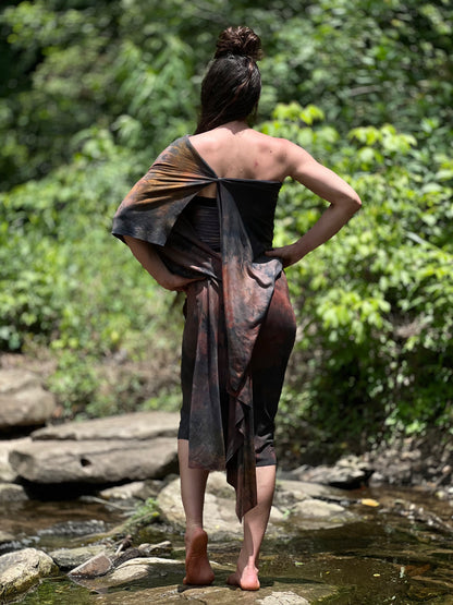 Sunset Opal Dyed Athena Dress (SM - MED)