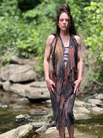 Sunset Opal Dyed Athena Dress (SM - MED)