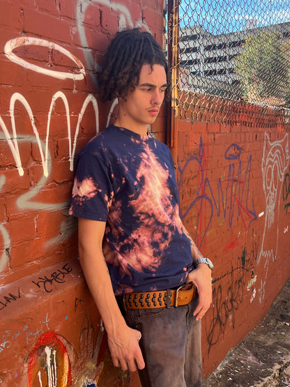 LO - 'Fire in the Sky' Dyed 100% Cotton T-Shirt