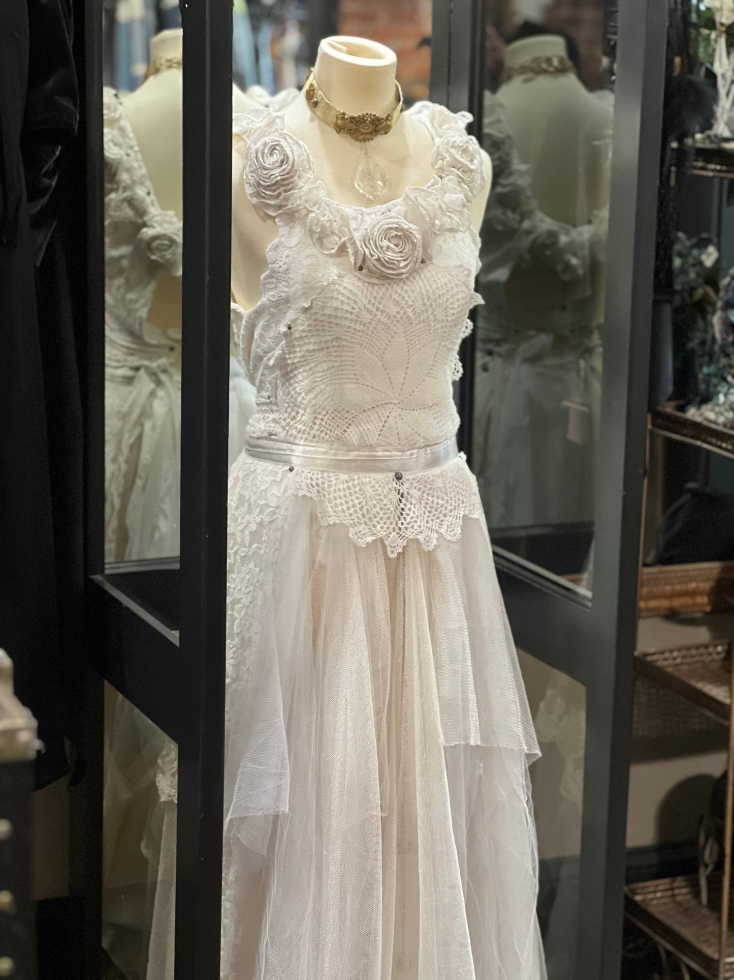 Fairy of Rose and Lace Ritual Gown