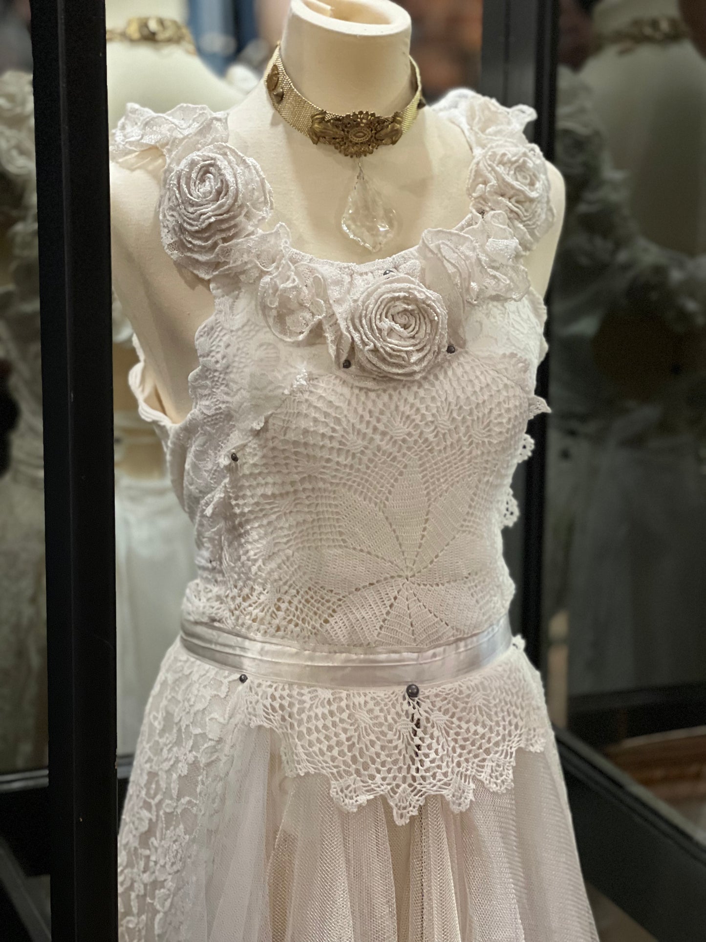 Fairy of Rose and Lace Ritual Gown